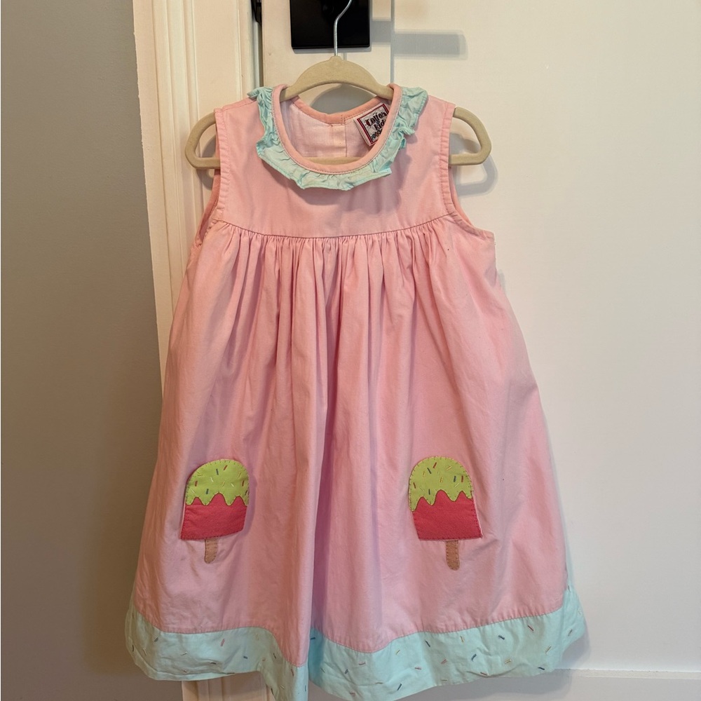 Pink and Mint Ice Cream Dress Cotton